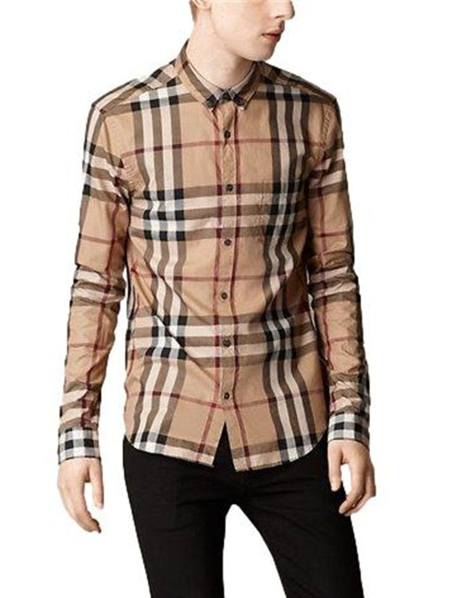 Burberry Brit Men's Cotton Check Button Down Shirt