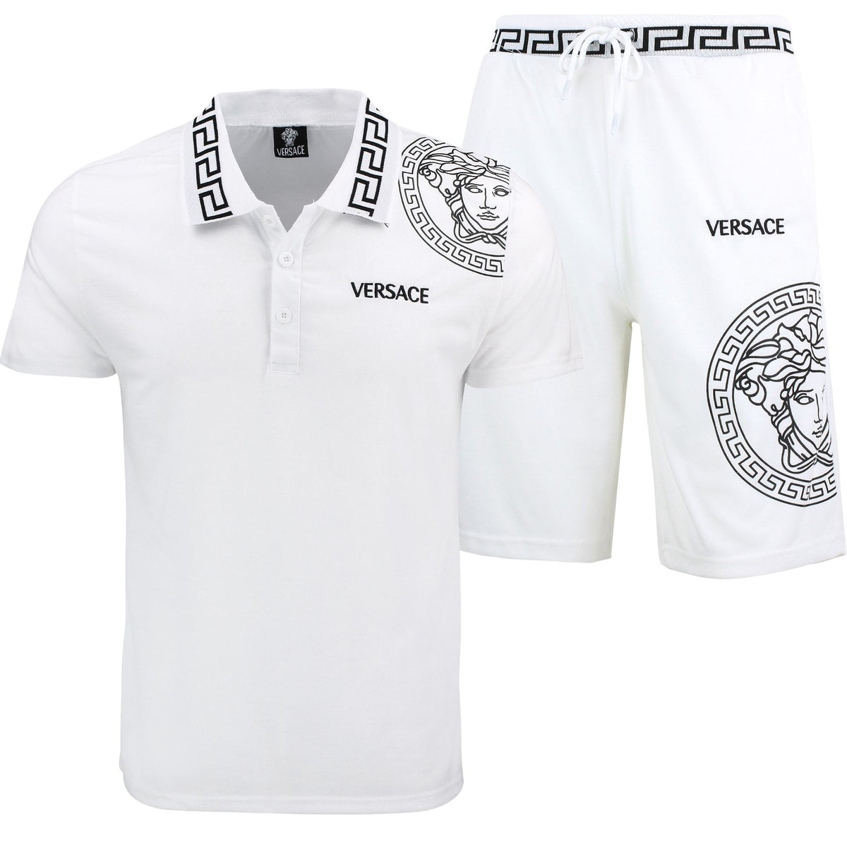 Versace Men's Polo Shirt & Short Set