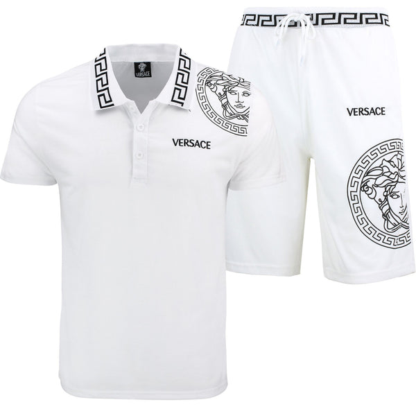 Versace Men's Polo Shirt & Short Set