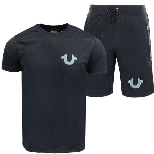True Religion Crewneck T-Shirt & Short Set