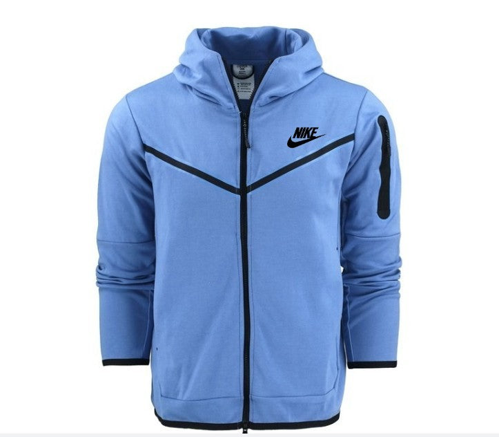 Nike Tech Fleece Full-Zip Hoodie & Pants 2 Pc Set  Dull Blue/Black Secondary image