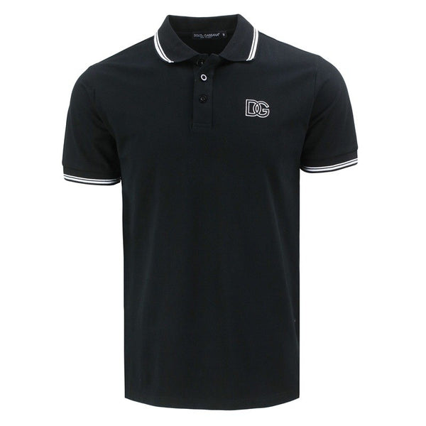 Dolce & Gabbana logo-embroidered  polo shirt
