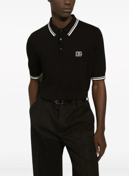 Dolce & Gabbana logo-embroidered  polo shirt