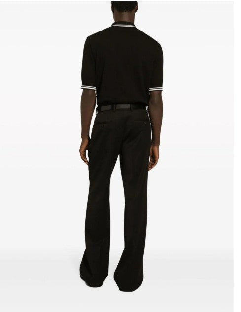 Dolce & Gabbana logo-embroidered  polo shirt
