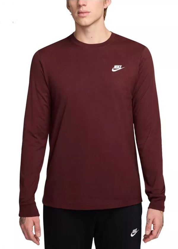 Nike Men's Long-Sleeve Sportswear Club T-Shirt
