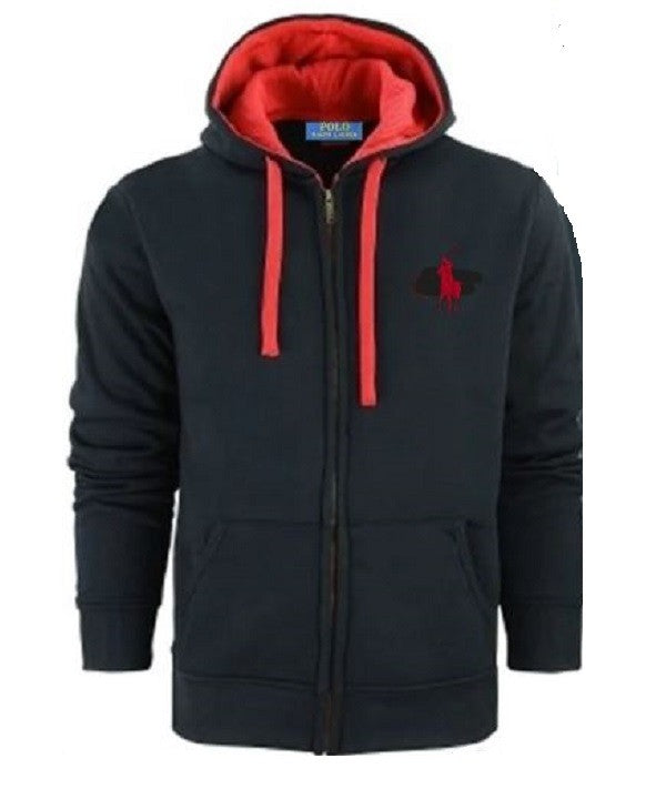 Polo Colorblock Fleece Zip Hoodie & Pants Set