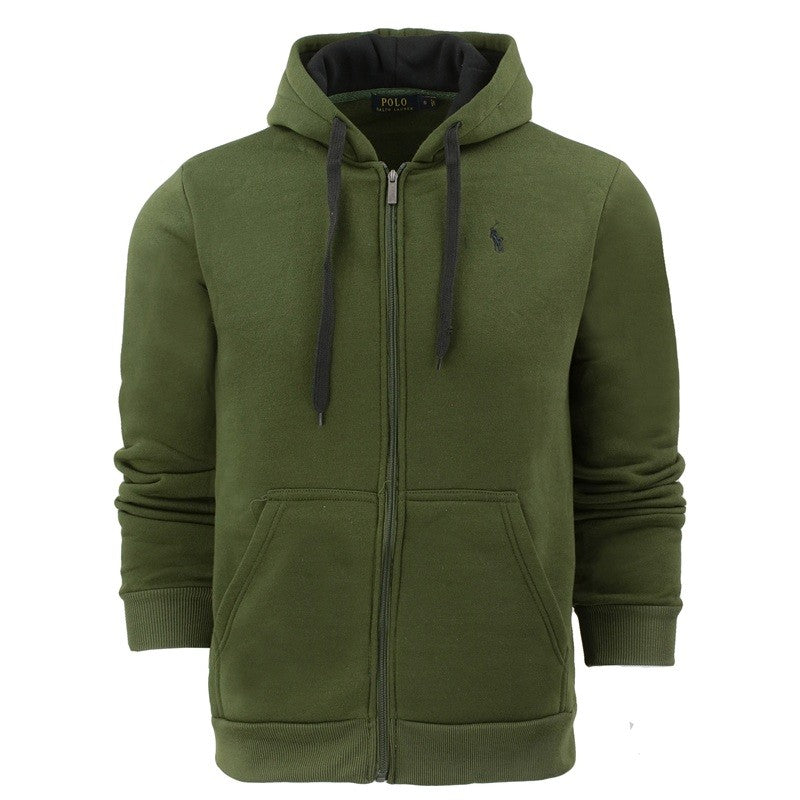 Polo Colorblock Fleece Zip Hoodie & Pants Set