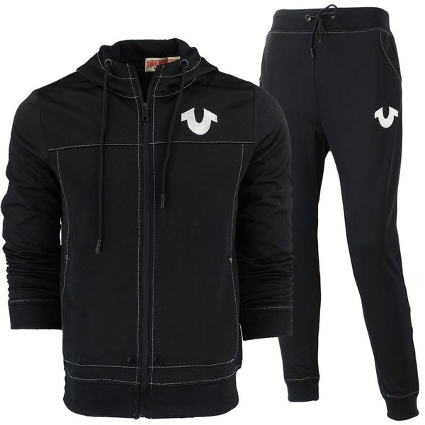 True Religion Buddah Zip Hoodie & Pants Set