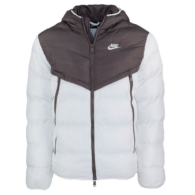 Nike Men's  Windrunner Hooded Puffer Jacket White Final Sale Main image