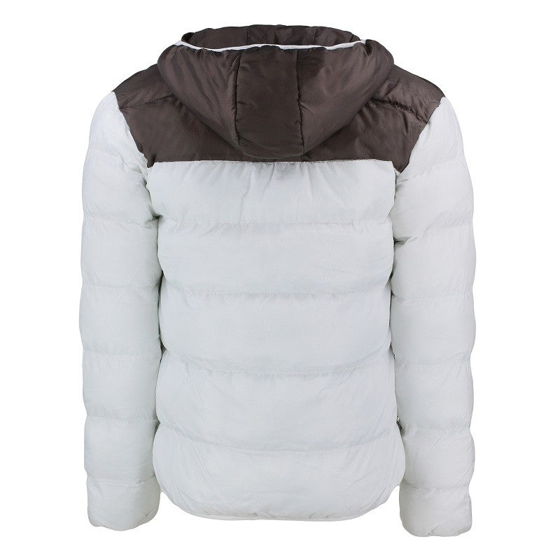 Nike Men's  Windrunner Hooded Puffer Jacket White Final Sale Secondary image