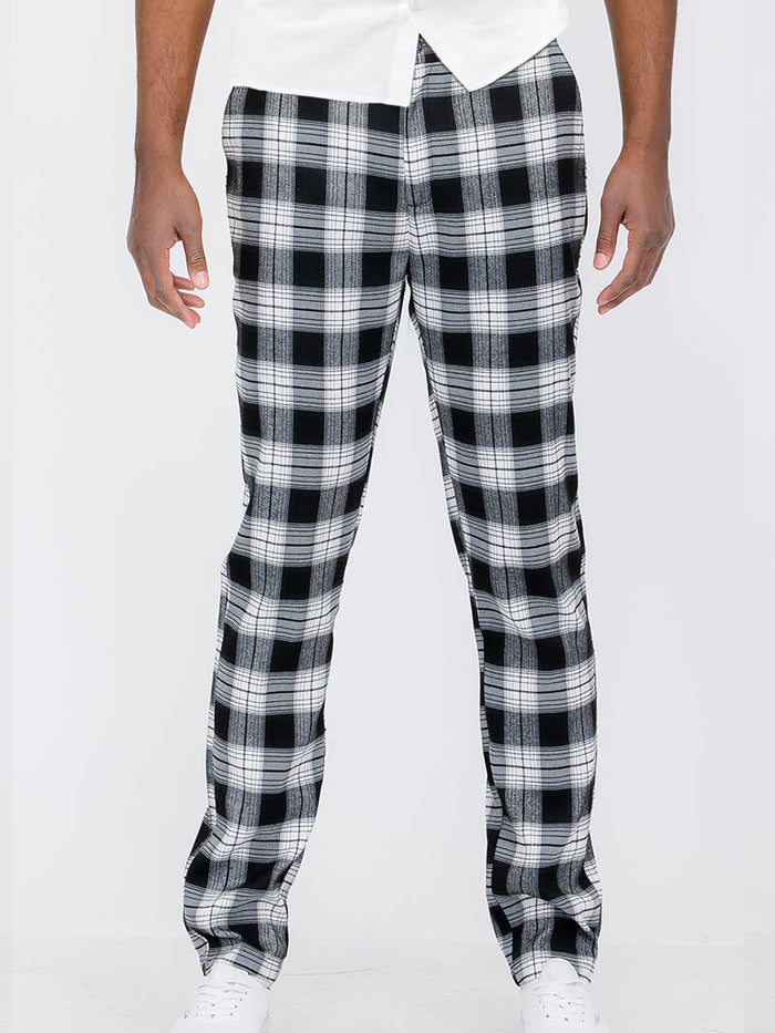 Plaid Trouser Pants