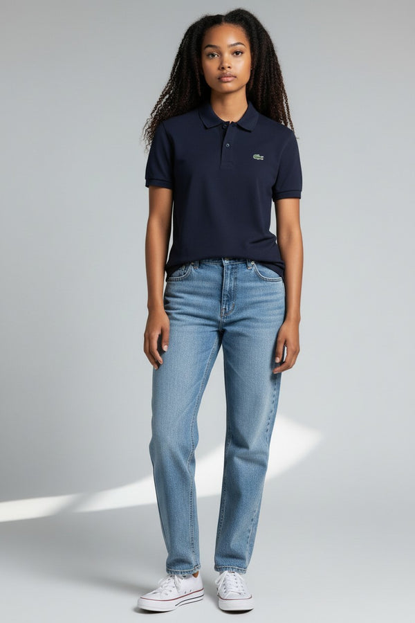 Lacoste Womens Classic Short edSleeve Polo Shirt