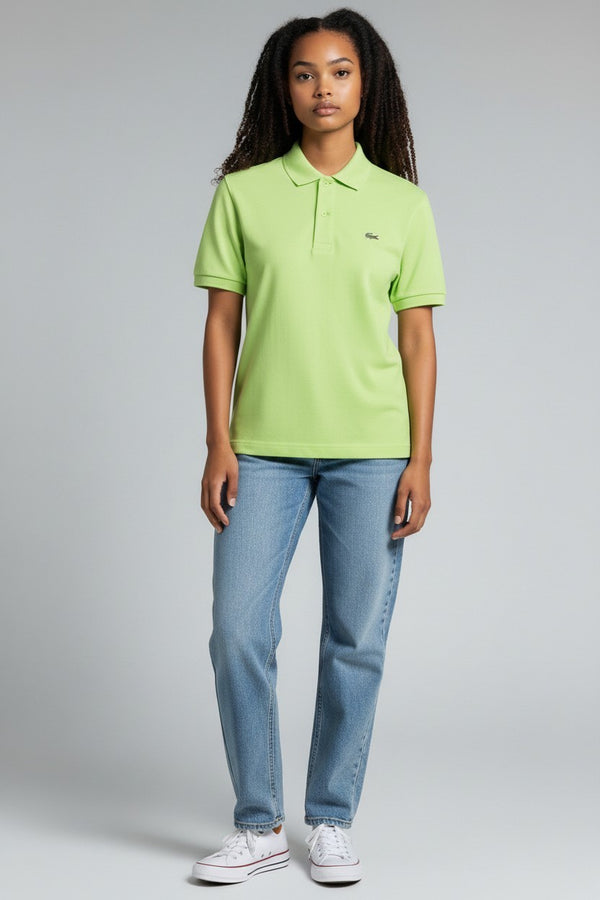 Lacoste Womens Classic Short edSleeve Polo Shirt