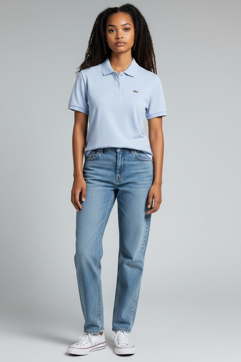 Lacoste Womens Classic Short edSleeve Polo Shirt
