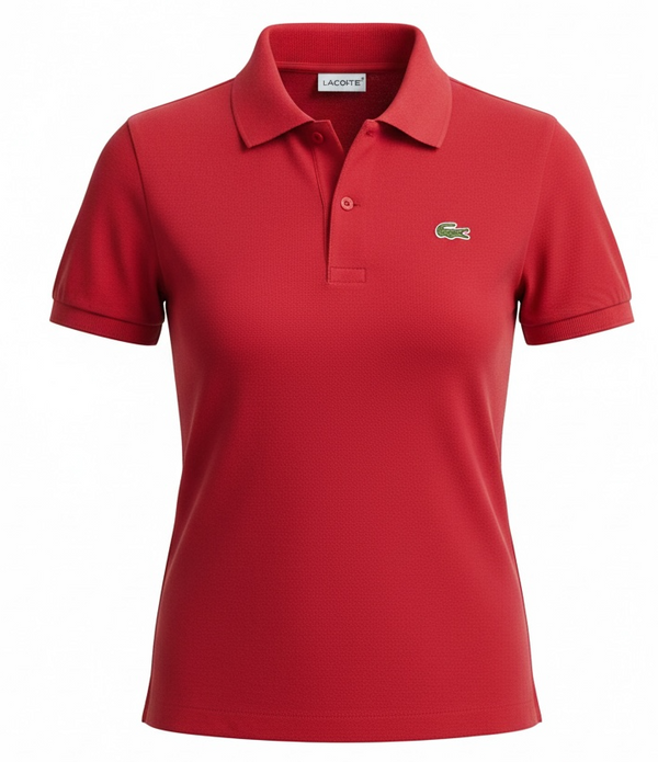 Lacoste Womens Classic Short edSleeve Polo Shirt