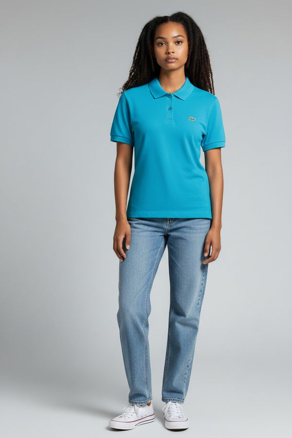 Lacoste Womens Classic Short edSleeve Polo Shirt