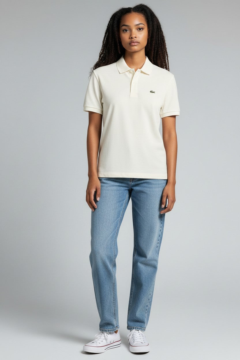 Lacoste Womens Classic Short edSleeve Polo Shirt