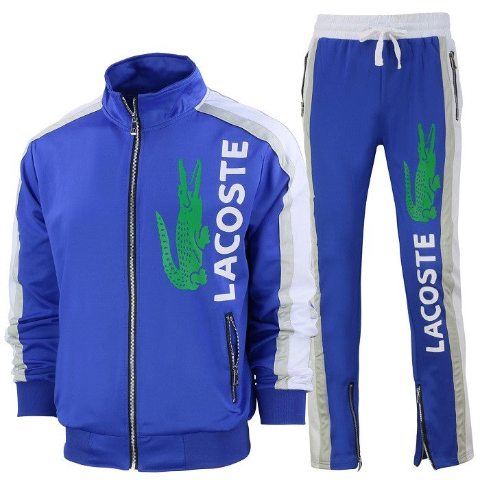 Lacoste Men's Sport Color-Blocked Track Suit Royal Final Sale Main image