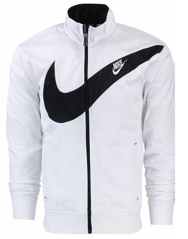 Nike Sportswear Swoosh  2 Piece Tracksuit White/Black