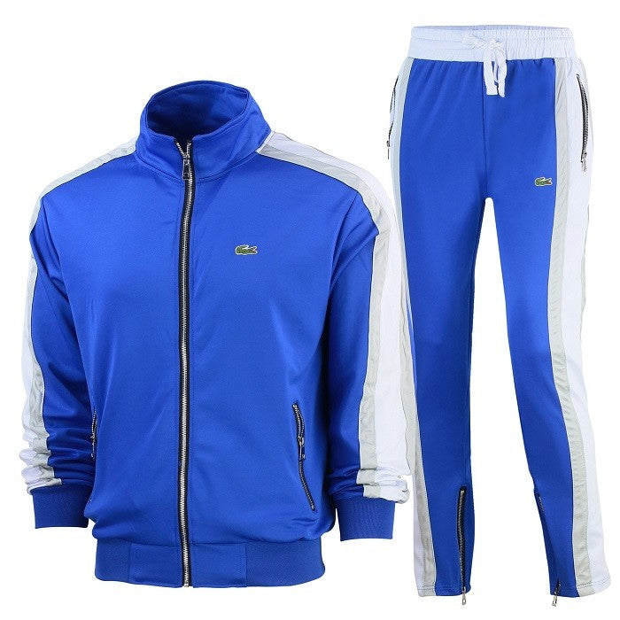 Lacoste Men's Sport Color-Blocked Track Suit Royal Final Sale Main image