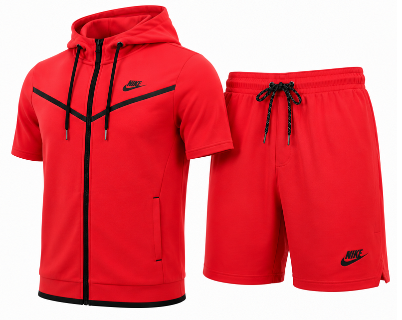 Nike Sportswear Tech Fleece Hoodie & Short  2pc Set Final Sale Main image