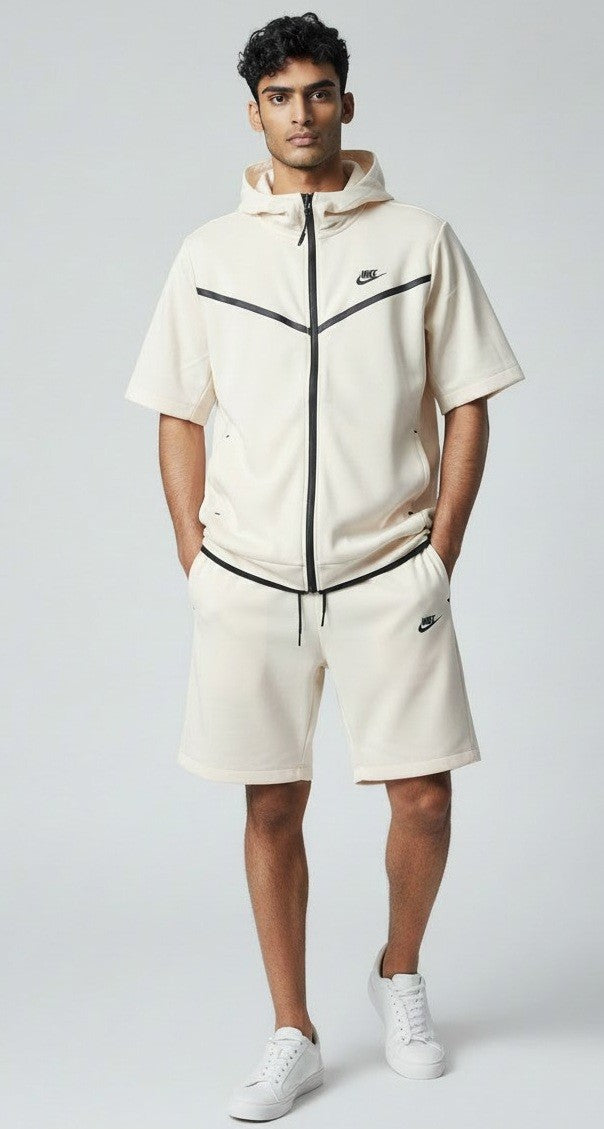 Nike Sportswear Tech Fleece Hoodie & Short  2pc Set Final Sale