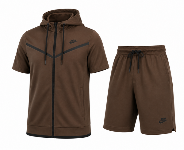 Nike Sportswear Tech Fleece Hoodie & Short  2pc Set Final Sale