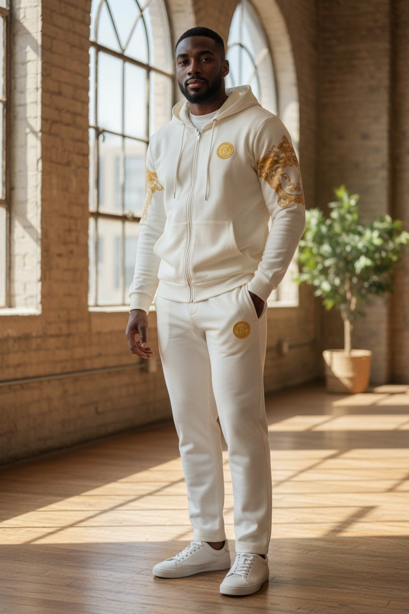 Versace Track Jacket & Pants Set Versace Collection Final Sale