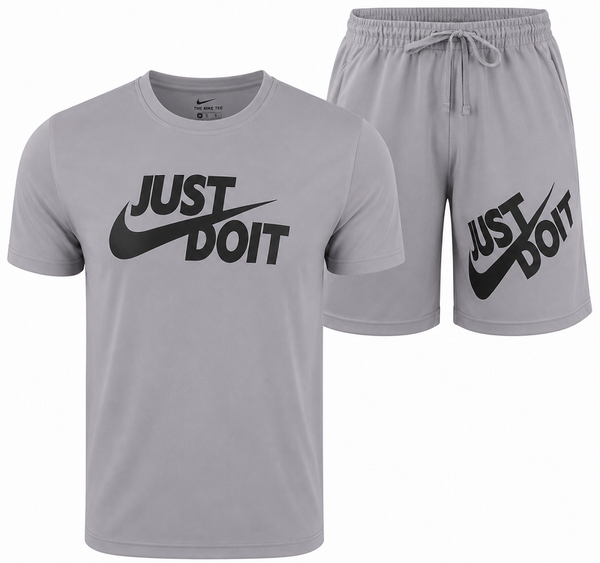 Nike Men's Just Do It Crewneck  Top & Short Set