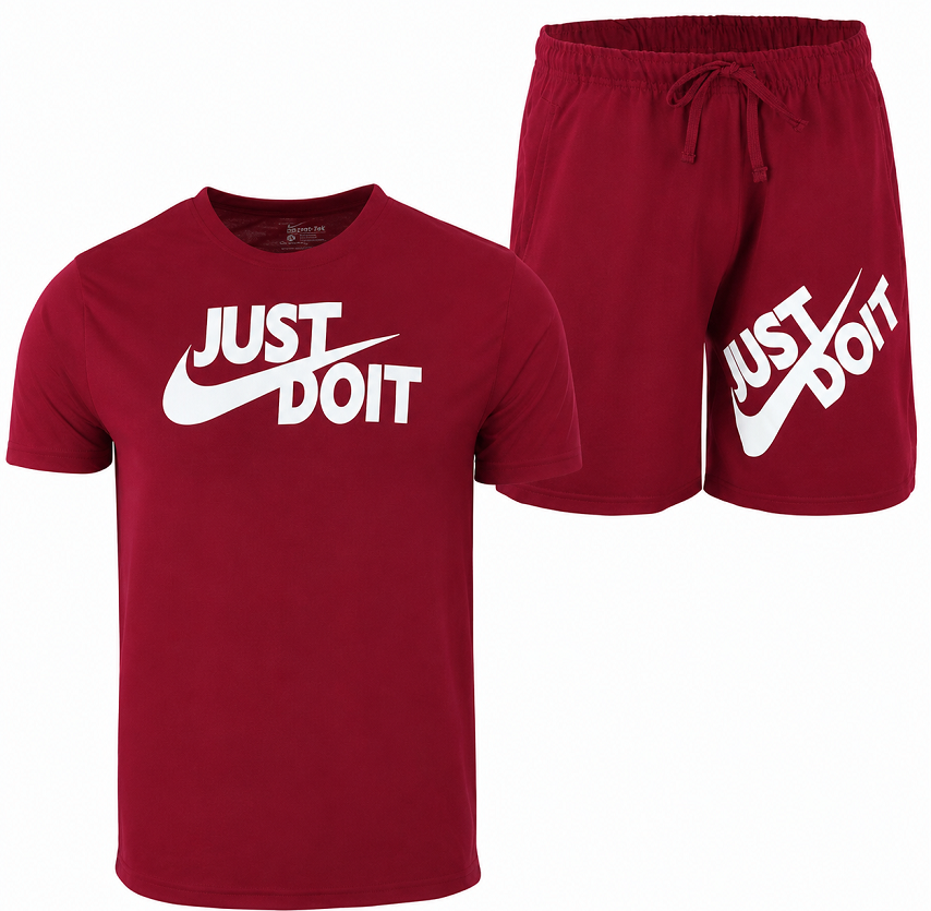 Nike Men's Just Do It Crewneck  Top & Short Set
