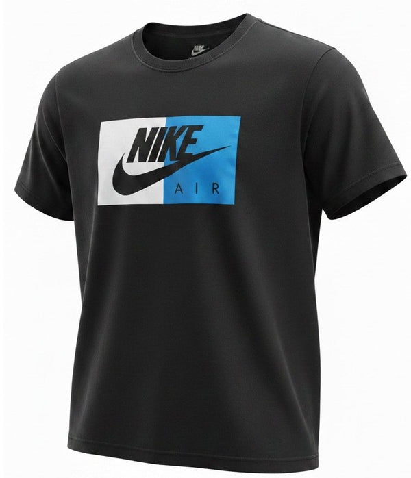 Nike Air Men's Athletic Short Sleeve Color Blocked Logo Gym Graphic T-Shirt