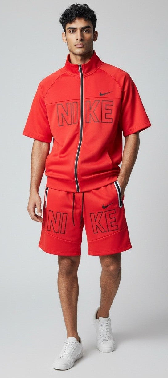 Nike Men's Tech Short-Sleeve Full Zip Jacket & Short Set FINAL SALE