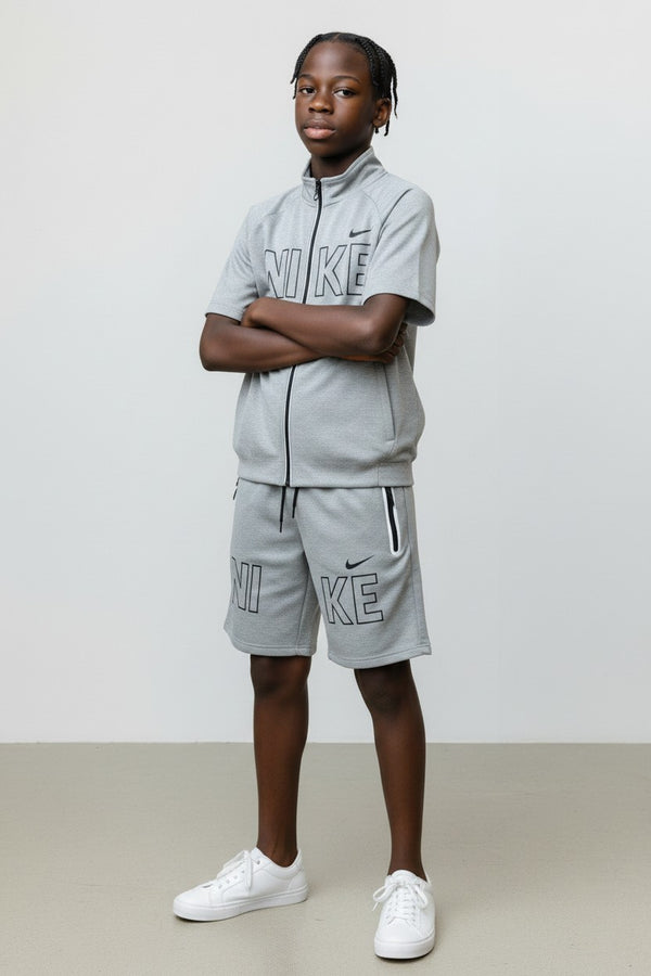 Nike Men's Tech Short-Sleeve Full Zip Jacket & Short Set FINAL SALE