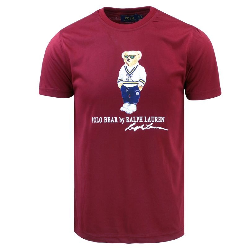 R.L Polo Men's Classic Fit Polo Bear Jersey T-Shirt & Short Set Final Sale