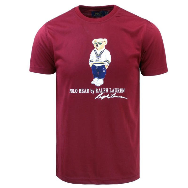 R.L Polo Men's Classic Fit Polo Bear Jersey T-Shirt & Short Set Final Sale