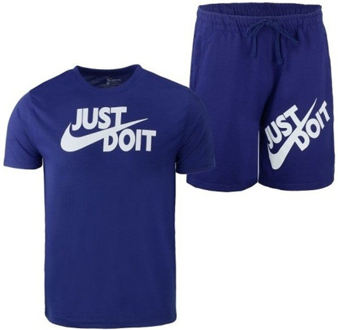 Nike Men's Just Do It Crewneck  Top & Short Set