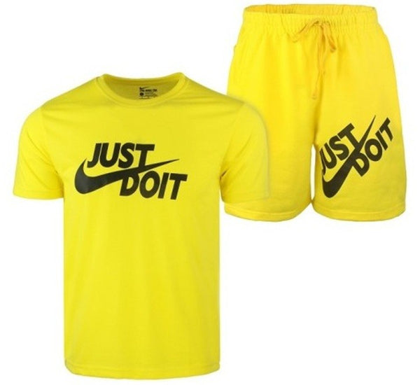 Nike Men's Just Do It Crewneck  Top & Short Set