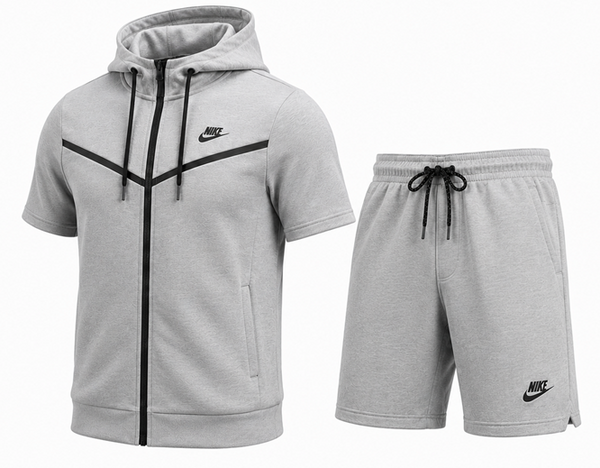 Nike Sportswear Tech Fleece Hoodie & Short  2pc Set Final Sale