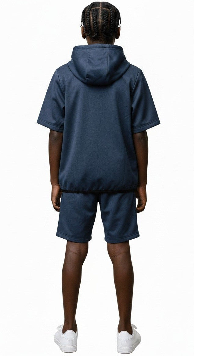 Nike Sportswear Tech Fleece Hoodie & Short  2pc Set Final Sale