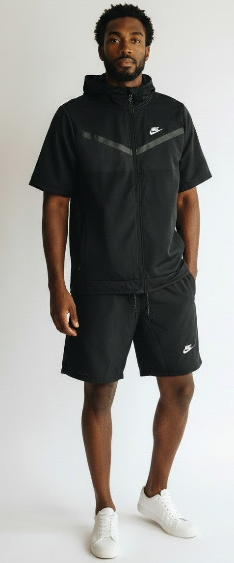 Nike Sportswear Tech Fleece Hoodie & Short  2pc Set Final Sale