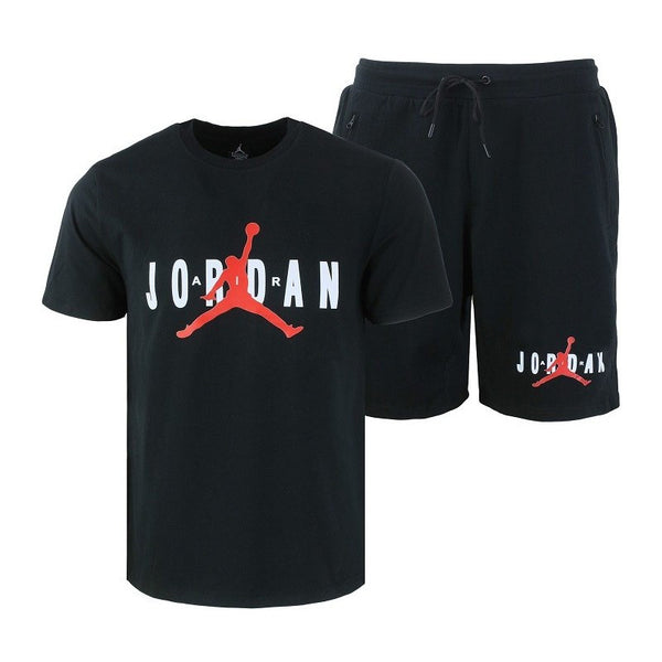 Jordan Air Men's Crewneck  Top & Short Set Final Sale
