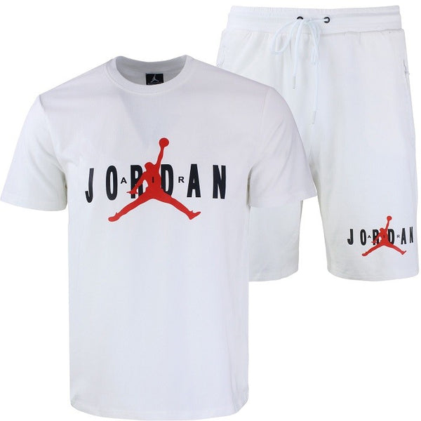 Jordan Air Men's Crewneck  Top & Short Set Final Sale