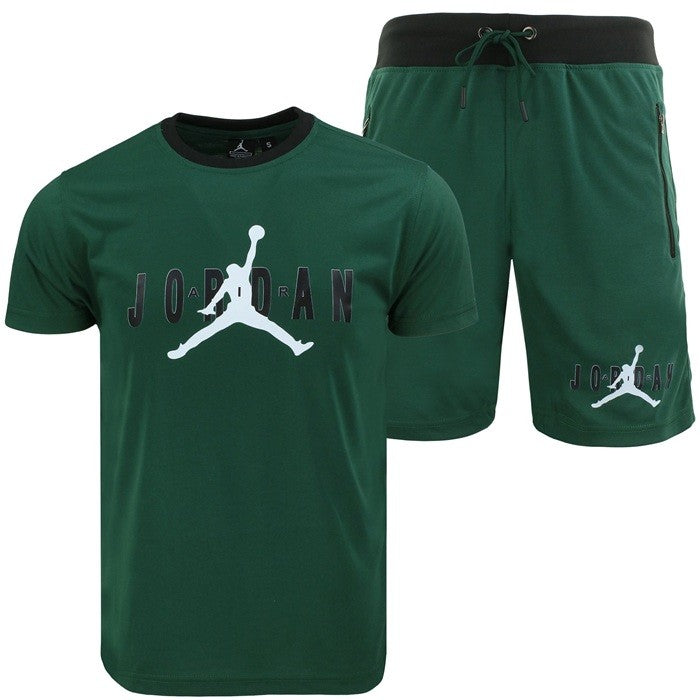 Jordan Air Men's Crewneck  Top & Short Set Final Sale