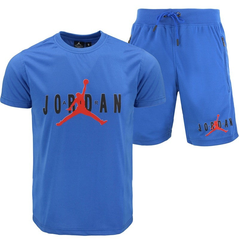 Jordan Air Men's Crewneck  Top & Short Set Final Sale