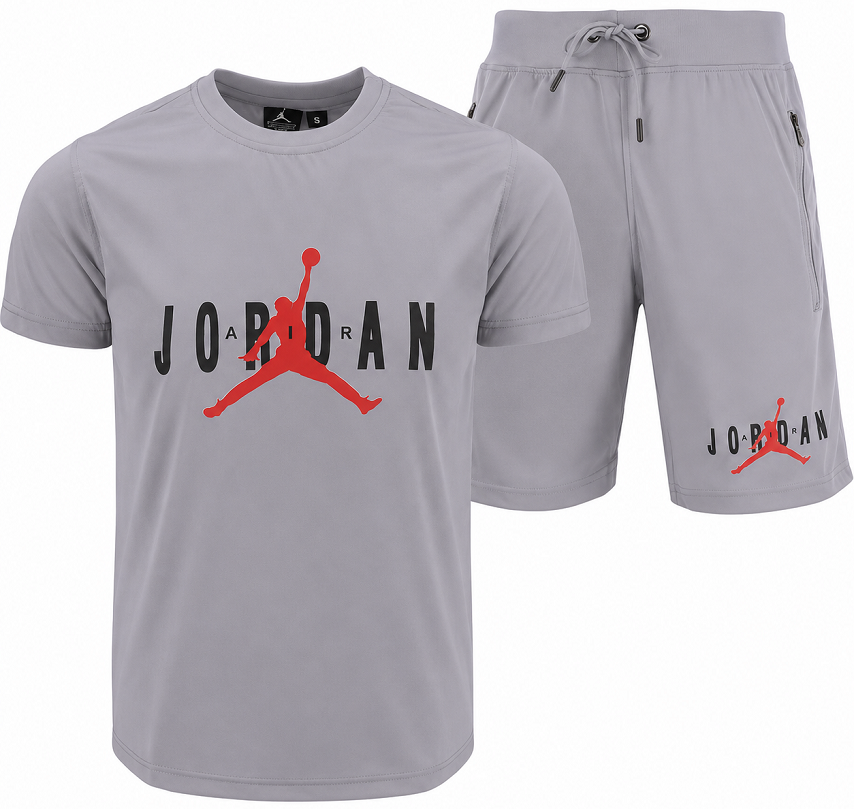 Jordan Air Men's Crewneck  Top & Short Set Final Sale