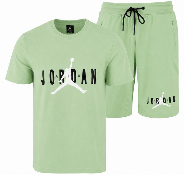 Jordan Air Men's Crewneck  Top & Short Set Final Sale