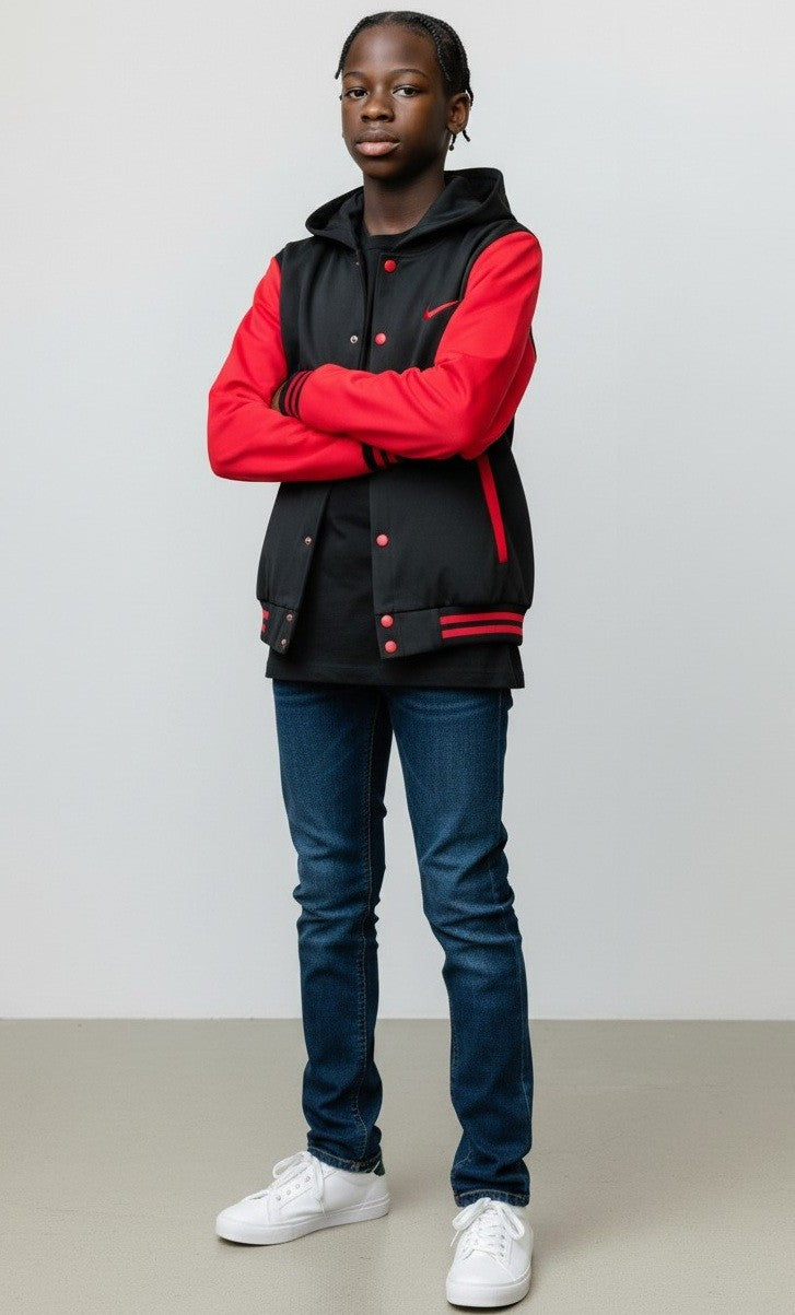Nike Varsity Colorblock Men's Solo Swoosh Fleece Hoodie