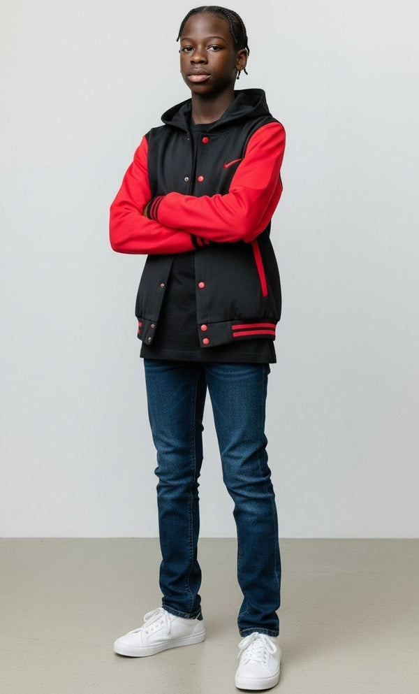 Nike Varsity Colorblock Men's Solo Swoosh Fleece Hoodie