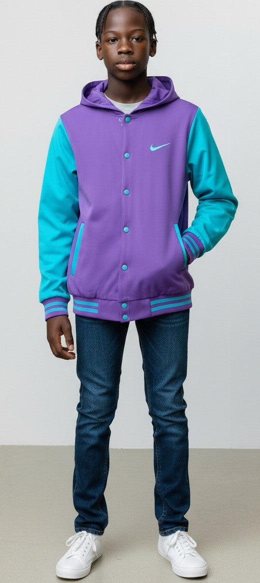 Nike Varsity Colorblock Men's Solo Swoosh Fleece Hoodie