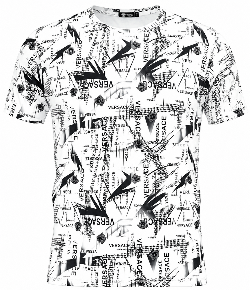 Versace Graphic Crew Neck T Shirt Main image